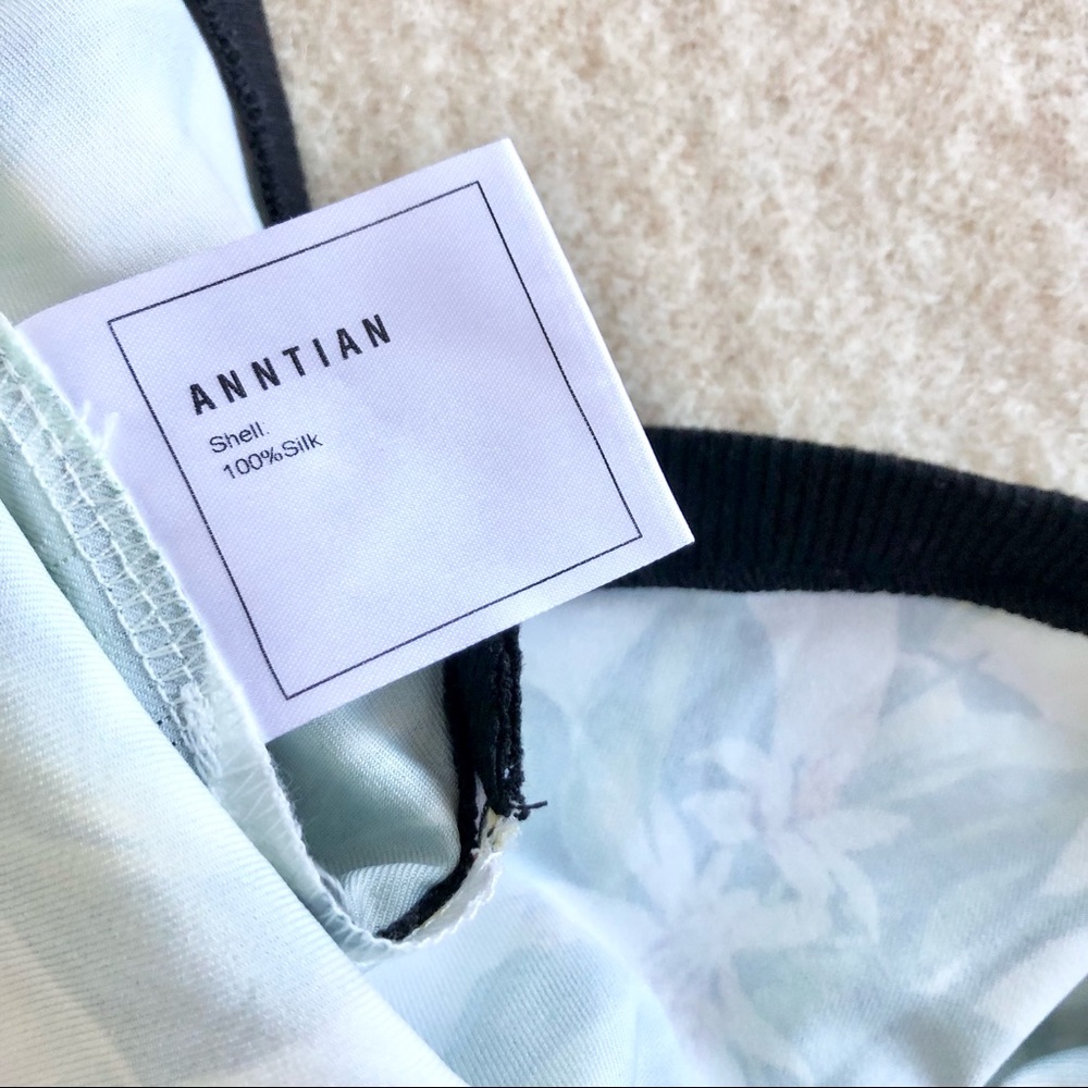 Anntian silk lemon tree print skirt - Picture 7 of 8